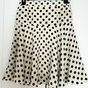Vintage polka dot skirt size small